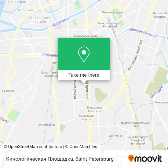 Кинологическая Площадка map