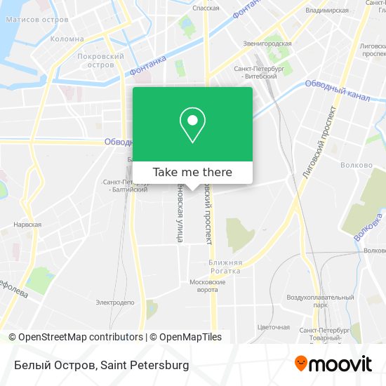 Белый Остров map