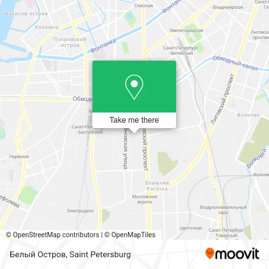 Белый Остров map
