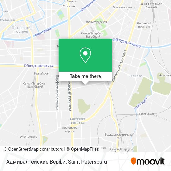 Адмиралтейские Верфи map