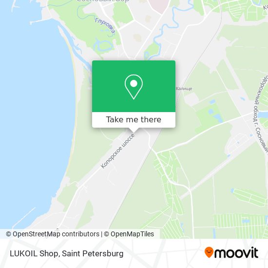 LUKOIL Shop map