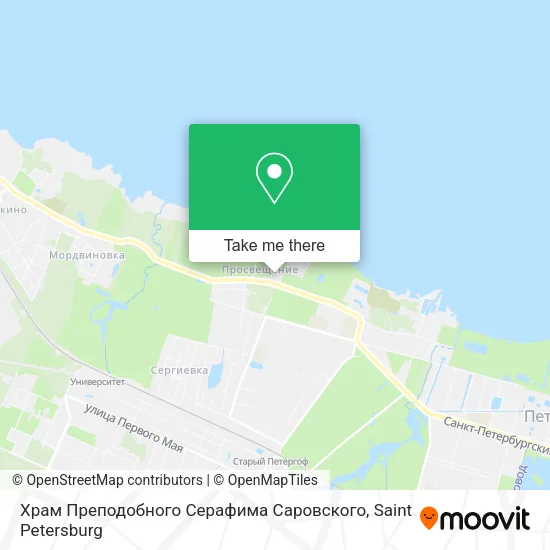 Храм Преподобного Серафима Саровского map
