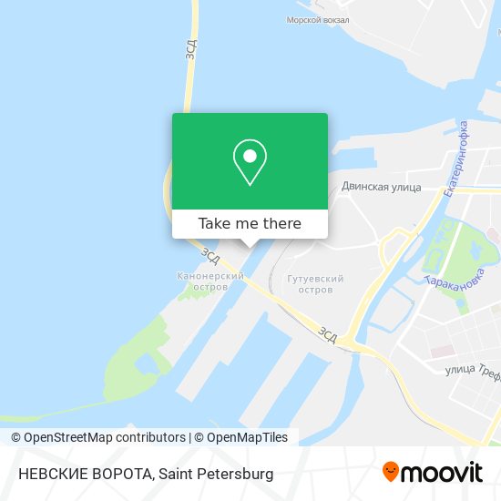 НЕВСКИЕ ВОРОТА map