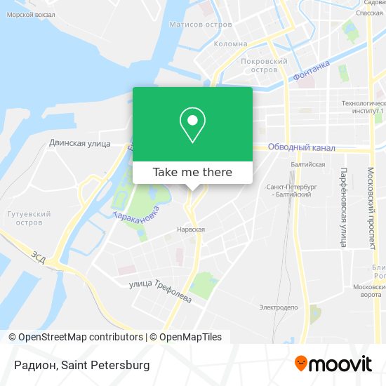 Радион map