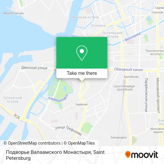 Подворье Валаамского Монастыря map