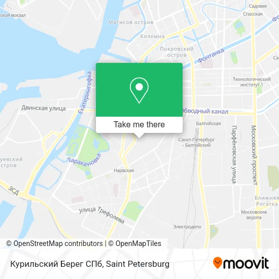Курильский Берег СПб map
