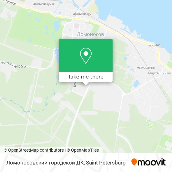 Ломоносовский городской ДК map