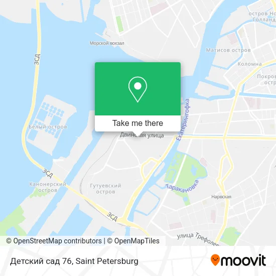 Детский сад 76 map