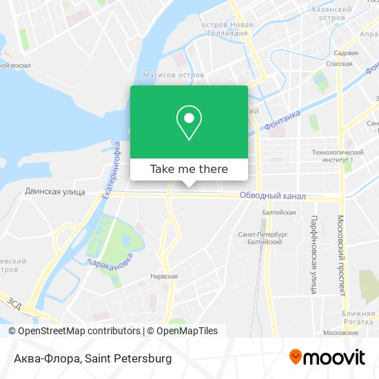 Аква-Флора map