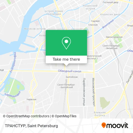 ТРАНСТУР map