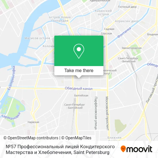 №57 Профессиональный лицей Кондитерского Мастерства и Хлебопечения map