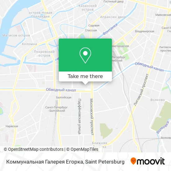 Коммунальная Галерея Егорка map