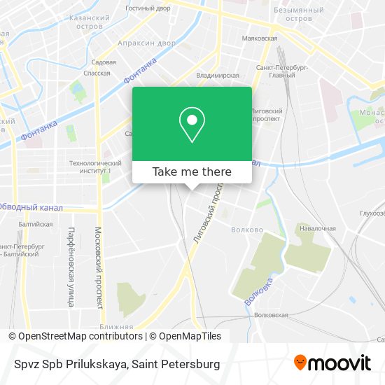 Spvz Spb Prilukskaya map