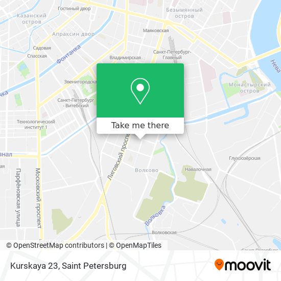 Kurskaya 23 map