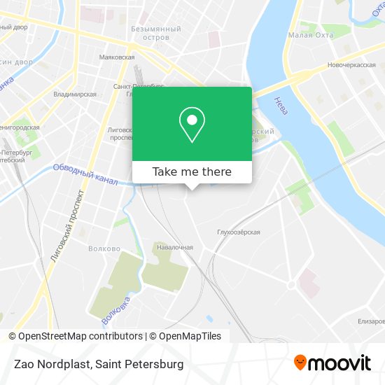 Zao Nordplast map