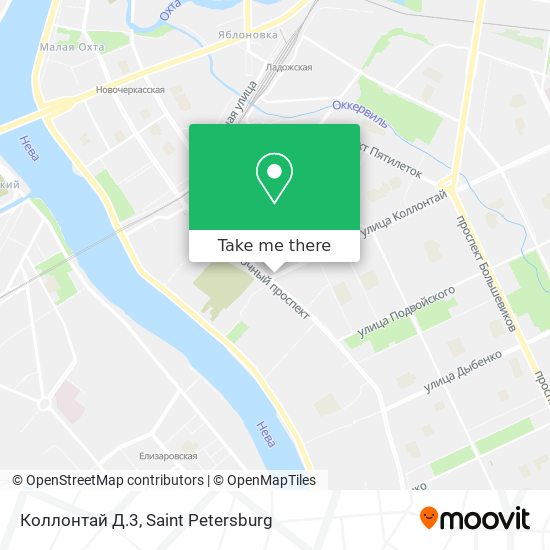 Коллонтай Д.3 map