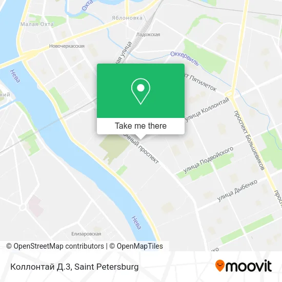 Коллонтай Д.3 map