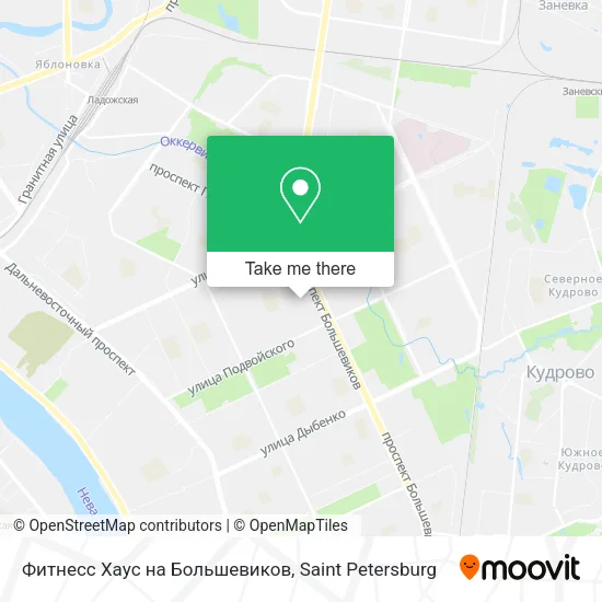 Фитнесс Хаус на Большевиков map