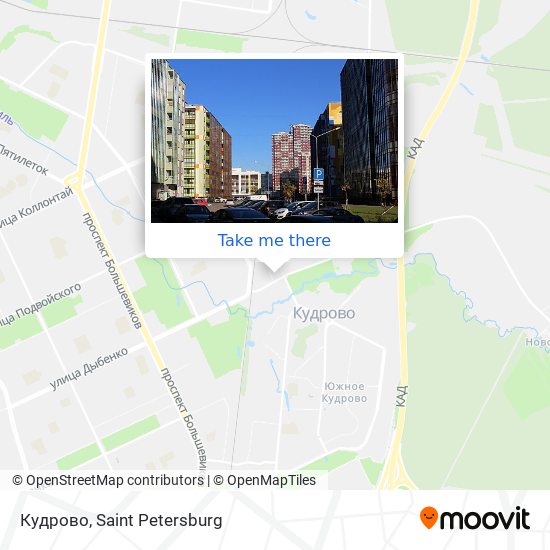 Кудрово map