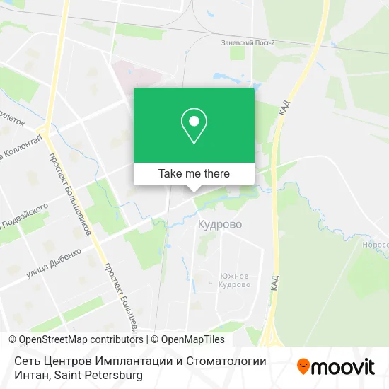 Сеть Центров Имплантации и Стоматологии Интан map
