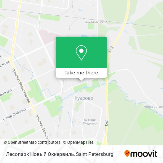 Лесопарк Новый Оккервиль map