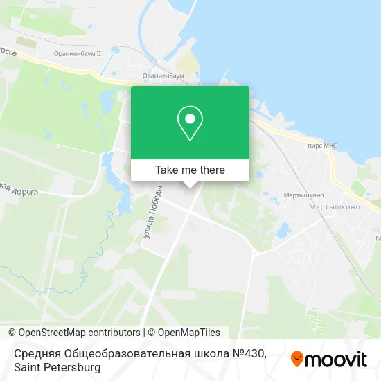 Средняя Общеобразовательная школа №430 map