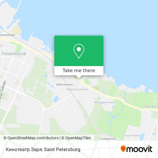 Кинотеатр Заря map