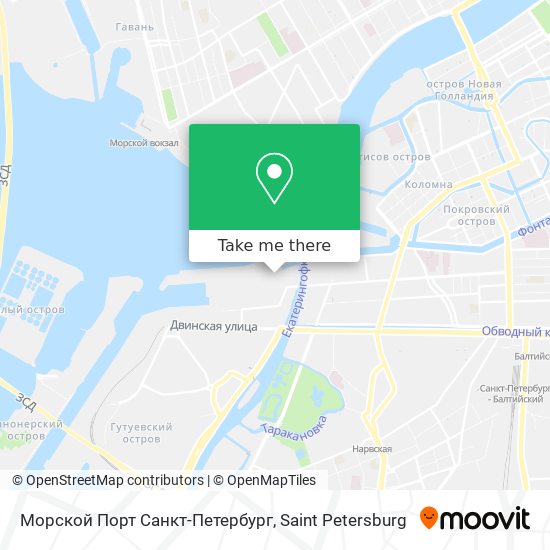 Морской Порт Санкт-Петербург map