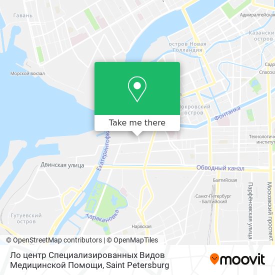 Ло центр Специализированных Видов Медицинской Помощи map
