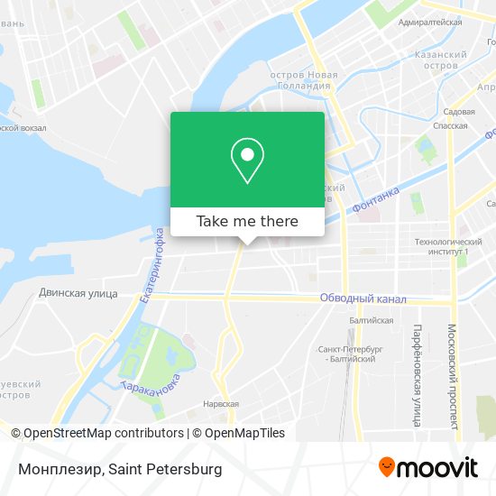 Монплезир map
