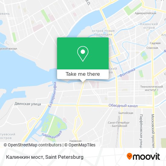 Калинкин мост map