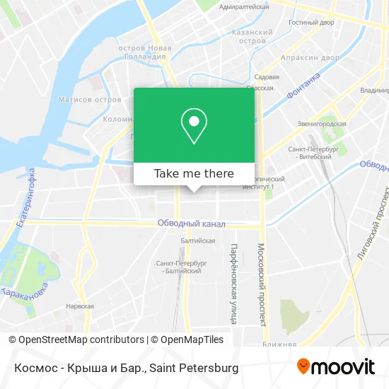 Космос - Крыша и Бар. map