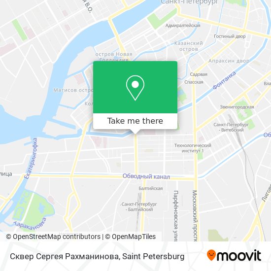 Сквер Сергея Рахманинова map