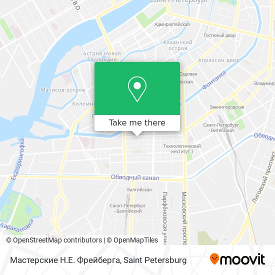 Мастерские Н.Е. Фрейберга map