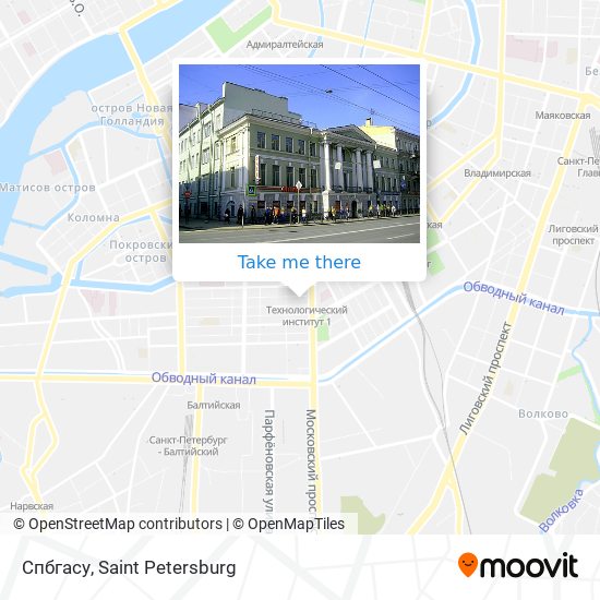 Спбгасу map