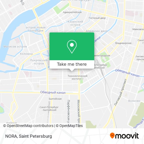 NORA map