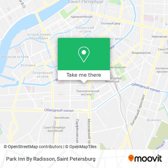 Park Inn By Radisson map