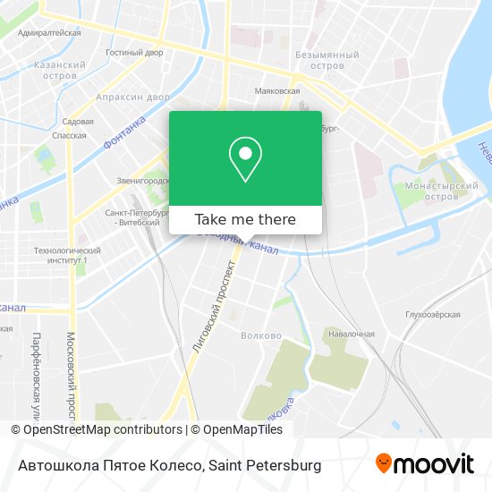 Автошкола Пятое Колесо map