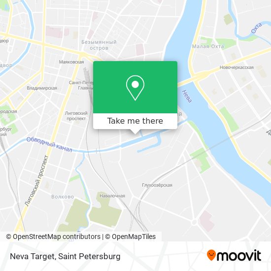 Neva Target map