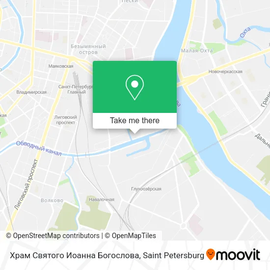 Храм Святого Иоанна Богослова map