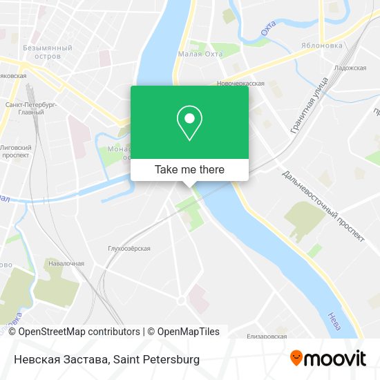 Невская Застава map