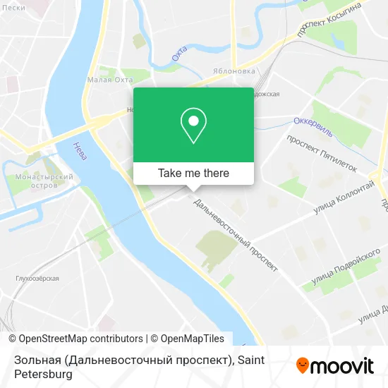 Зольная (Дальневосточный проспект) map