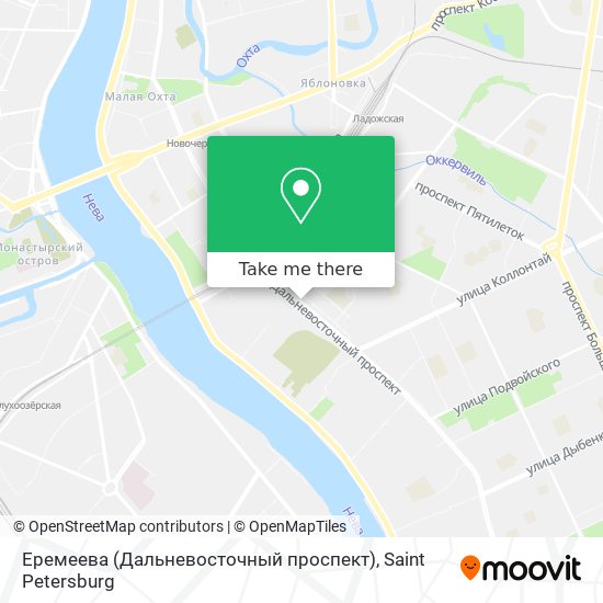 Еремеева (Дальневосточный проспект) map