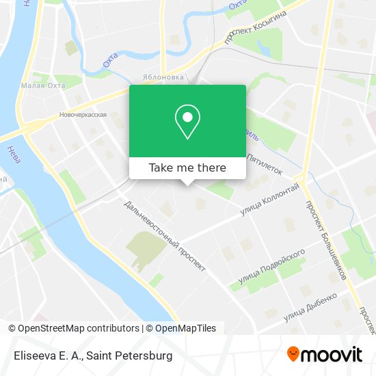 Eliseeva E. A. map