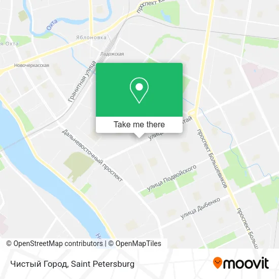 Чистый Город map