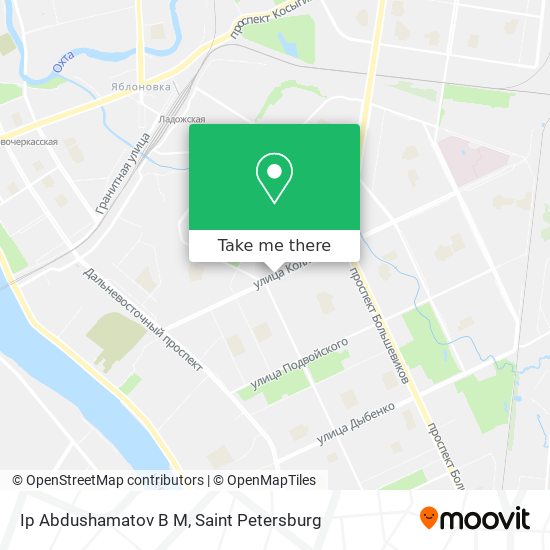 Ip Abdushamatov B M map