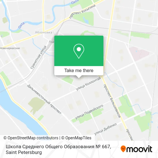 Школа Среднего Общего Образования № 667 map