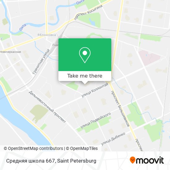 Средняя школа 667 map