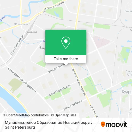 Муниципальное Образование Невский округ map