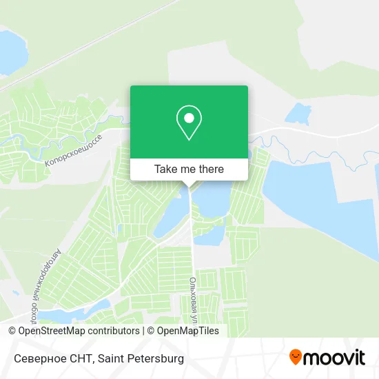 Северное СНТ map